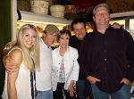 Puckett's in Franklin, TN, on September 12, 2015, with Emily Reeves, her dad Scott Reeves, Bobby Tomberlin, and Mark Namore